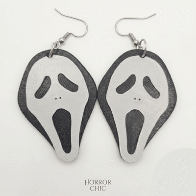 Pendientes Ghost Face Halloween 3D