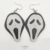 Pendientes Ghost Face Halloween 3D