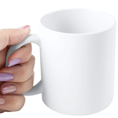 Taza de Cerámica Blanca para Sublimación 11 oz - Calidad Premium